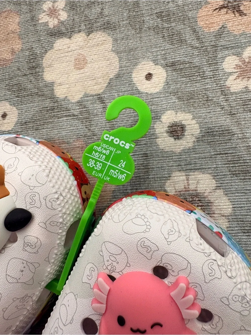 New Squishmallows Crocs size M5/W6